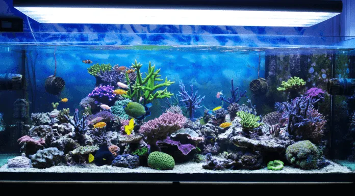 un aquarium recifal
