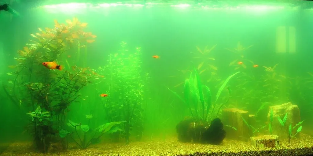 eau verte aquarium