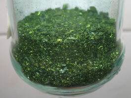 vert de malachite poudre