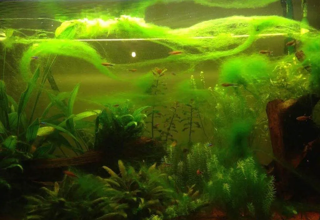 les algues vertes filamenteuses