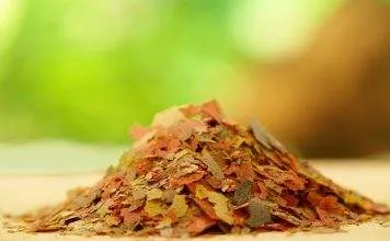 nourriture sèche pour poissons d'aquariums