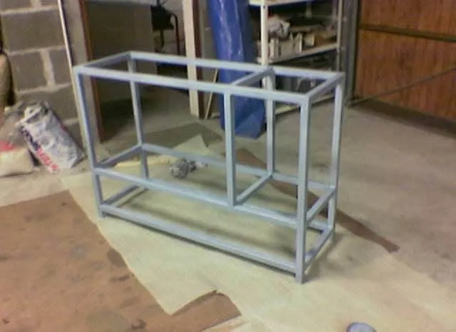 3-Fabrication d'un meuble de support pour aquarium